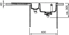 Franke Mythos MTK 651-100 onyx 124.0379.868 - Zlewozmywaki - miniaturka - grafika 4