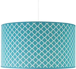 Euluna Lampa wisząca Maroko, mały wzór, turkusowy/biały - Lampy sufitowe - miniaturka - grafika 3