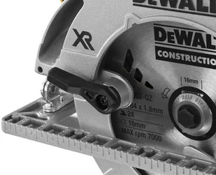 DeWalt akumulatorowa bezszczotkowa pilarka tarczowa 184mm, 18V XR Li-lon 2x5,0Ah w walizce TStak [DCS572P2] DCS572P2-QW - Piły elektryczne - miniaturka - grafika 5