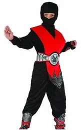 GoDan strój dla dzieci Ninja Lux, rozmiar 130/140 cm - Stroje karnawałowe - miniaturka - grafika 2