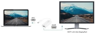 Logilink Adapter USB-C do mini DisplayPort, 4K/60Hz UA0360 - Kable komputerowe i do monitorów - miniaturka - grafika 4