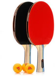 Meteor Zestaw do tenisa stołowego Sirocco** 2 rakietki + 3 piłeczki 15022 - Tenis stołowy - miniaturka - grafika 2
