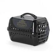 Pozostałe akcesoria dla kotów - Moderna Products Moderna-t153  015-AA trendy Runner "Luxurious Pets" pudełko transportowe Czarny - miniaturka - grafika 1