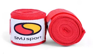 SMJ sport Bandaż bokserski taśma bokserska Hawk SMJ Sport 4m - Bandaże bokserskie - miniaturka - grafika 2