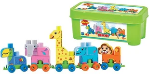 Ecoiffier Pociąg ze zwierzętami w zoo 7600007840 - Klocki - miniaturka - grafika 2