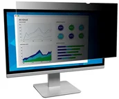 Filtry prywatyzujące - 3M Monitor Privacy Filter til 27" widescreen-skrm (16:10) - PF270W1B - miniaturka - grafika 1