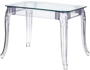 D2.Design DESIGN Stół Ghost 80x120cm transparentny - Stoły - miniaturka - grafika 2