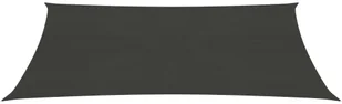 vidaXL Żagiel przeciwsłoneczny, 160 g/m, antracytowy, 4x7 m, HDPE vidaXL - Parasole ogrodowe - miniaturka - grafika 4