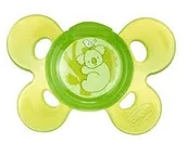 Smoczki uspokajające - Chicco Uspokajający smoczek silikonowy Physio Comfort 12m+ zielony - miniaturka - grafika 1