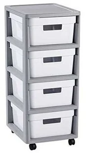 Curver REGAŁ SZAFKA INFINITY 4x11L 231557 (231559) - Szafki łazienkowe - miniaturka - grafika 14