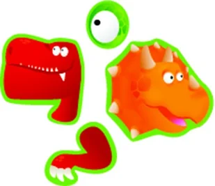 Tm Toys Magicube Zestaw Dinozaury - Klocki - miniaturka - grafika 4