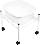 Pozostałe akcesoria kosmetyczne - ACTIVESHOP BRODZIK DO PEDICURE BIAŁY PROSTY AS_104917 - miniaturka - grafika 1