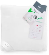 Poduszki - AMZ Poduszka półpuchowa Półpuch Rozmiar 40x40 Kolor różowy Poduszka 1-komorowa - miniaturka - grafika 1