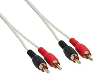 Kable - InLine Kabel cinch, 2 X cinch ST/ST Biały/złoty 3 m 1 szt. 89938U - miniaturka - grafika 1