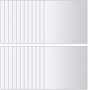 vidaXL Kafelki lustrzane, 24 szt., kwadratowe - Lustra - miniaturka - grafika 2