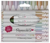 Pozostałe akcesoria dla plastyków - Docrafts METALLIC Pens 8 Shimmery Colours PMA 8511005 - miniaturka - grafika 1