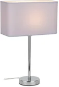 Lampy stojące - Britop Biurkowa LAMPA stojąca CADRE 93920128 prostokątna  abażurowa stołowa loft biała 93920128 - miniaturka - grafika 1