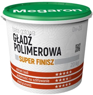 Megaron Gotowa gładź polimerowa SUPER FINISZ DV-20 - Gipsy i gładzie gipsowe - miniaturka - grafika 2