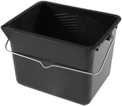 Pozostałe akcesoria malarskie - Dexter Wiadro malarskie prostokątne 8 l czarne - miniaturka - grafika 1