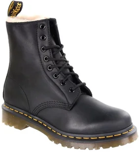 Dr. Martens Buty Dr. Martens 1460 SERENA Black Burnished Wyoming Ocieplane 21797001 - Glany męskie - miniaturka - grafika 3