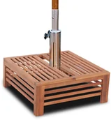 Parasole ogrodowe - vidaXL vidaXL Drewniana pokrywka na stojak do parasola - miniaturka - grafika 1