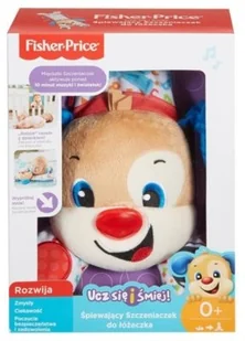Fisher Price Śpiewający szczeniaczek do łóżeczka FHJ11 - Maskotki i pluszaki - miniaturka - grafika 2