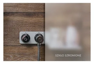 Deante Szyba ruchoma szron do kabiny półokrągłej FUNKIA 80 cm - Kabiny prysznicowe - miniaturka - grafika 2