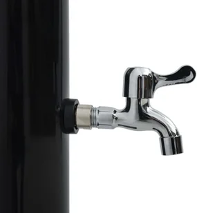 vidaXL Prysznic solarny, czarny, 220 cm, 20 L - Akcesoria do basenów - miniaturka - grafika 5