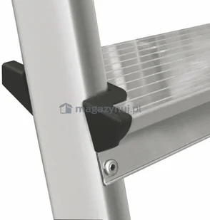 Drabina aluminiowa, 6 stopni wytrzymałość: 125-150 kg (wytrzymałość 125 kg) - Drabiny - miniaturka - grafika 4