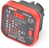 Inne urządzenia budowlane - UNI-T Tester gniazdek sieciowych 230V RCD - UT07B-EU LEC-13489 - miniaturka - grafika 1