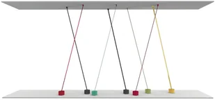 MARTINELLI LUCE Martinelli Luce Elastica lampa podłogowa, żółta - Lampy stojące - miniaturka - grafika 2