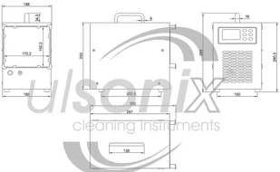 456 Ulsonix 45672525 Generator ozonu Ulsonix LCD wydajność 10000 mg/h moc 110 W) 75225-uniw - Ozonatory powietrza - miniaturka - grafika 2