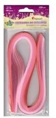 Quilling - . Dodatek dekoracyjny Qulling Craft-fun paski do Quillingu 6mm róż 80g (N014) - miniaturka - grafika 1