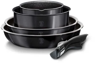 Berlinger Haus ZESTAW GARNKÓW GRANITOWYCH BH-6918 CARBON PRO BH-6918 - Zestawy garnków i patelni - miniaturka - grafika 3