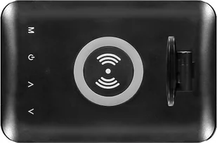 Orno Lampka biurkowa WIRLE OR-LB-1538/B LED 7W czarna z ładowarką indukcyjną i USB nowoczesna lampka nadaje wnętrzu współczesnej świeżości OR-LB-1538/B - Lampy stojące - miniaturka - grafika 8