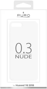 PURO 0.3 Nude - Etui Huawei Y6 (2018) / Honor 7A (przezroczysty) b2btrade-HWY61803NUDETR-0 - Etui i futerały do telefonów - miniaturka - grafika 4