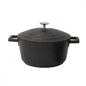 Garnki - Kitchen Craft Master Class 5 L Czarny Garnek Aluminiowy Z Pokrywką - miniaturka - grafika 1