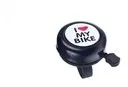 Dzwonek rowerowy, czarny z napisem - Dzwonki do roweru - miniaturka - grafika 2