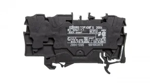 WAGO Terminal przepustowy WAGO 6.20 mm Sprężynowe czarny 2004-1305 50 szt 2004-1305 - Kostki, złączki, wtyczki - miniaturka - grafika 2