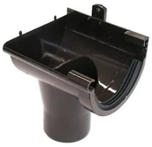 Rynny i akcesoria - Scala Plastics Lej spustowy LEWY G 125 - miniaturka - grafika 1