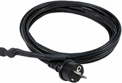 Kable - as - schwabe as - Schwabe Eis-Stop-Heizkabel - 2 m kabel grzejny z termostatem - 230 V, 50 / 60 Hz kabel grzejny z wtyczką bezpieczeństwa - 15 W/m kabel grzejny chroniący ­przed mrozem - IP44 - czarny - 67010 67010 - miniaturka - grafika 1