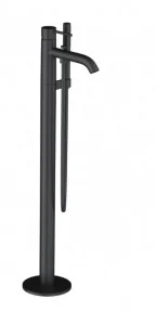 Kludi 385903976 BOZZ bateria wannowo-natryskowa wolnostojąca czarny mat - Baterie wannowe i prysznicowe - miniaturka - grafika 2