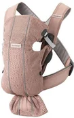 Nosidełka dla dzieci - BabyBjörn Nosidełko MINI Dusty pink 3D Mesh - miniaturka - grafika 1
