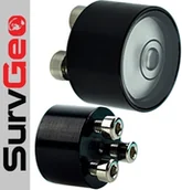 Sprzęt geodezyjny - SURVGEO Libella do tyczek pod lustro GPS biała 1009603 - miniaturka - grafika 1