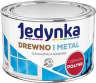 Farby do metalu - Jedynka Emalia alkidowa czerwony jasny 0 36 l - miniaturka - grafika 1