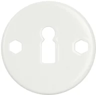 Szyldy i rozety - Domino Rozeta Econom na klucz biały - miniaturka - grafika 1