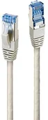Kable miedziane - LINDY Lindy Cat.6 A S/FTP PIMF LSOH, szary, 1 m przewód krosowy 47132 - miniaturka - grafika 1