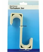 Wieszaki łazienkowe - WIESZAK WIESZAKI NA KALORYFER ŁAZIENKOWY 2szt biał - miniaturka - grafika 1