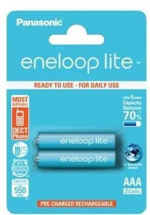 Panasonic ENELOOP LITE AAA 550mAh 3000 CYKLI 2SZT. 154004 - Baterie i akcesoria - miniaturka - grafika 7