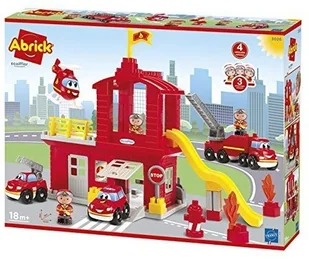 Ecoiffier Abrick Remiza strażacka z pojazdami 3026 - Samochody i pojazdy dla dzieci - miniaturka - grafika 2